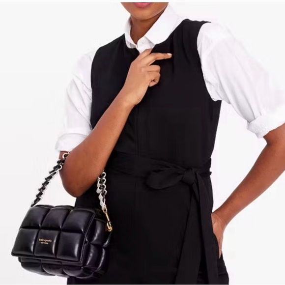 NWT Kate Spade NY Boxxy Quilted Smooth Leather Bag - Picture 4 of 7